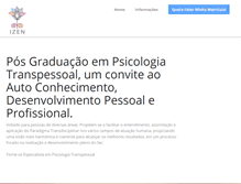 Tablet Screenshot of izen.com.br